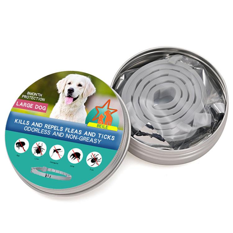 Pet Deworming Calming Collar Fleas Ticks Removing, Aluminum Box Packing