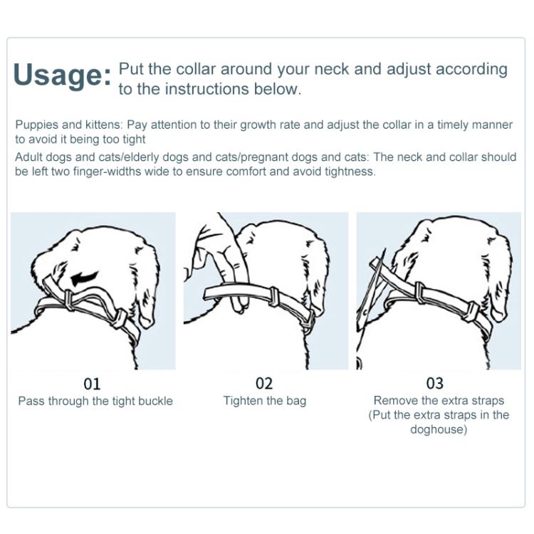 Pet Deworming Calming Collar Fleas Ticks Removing, Aluminum Box Packing