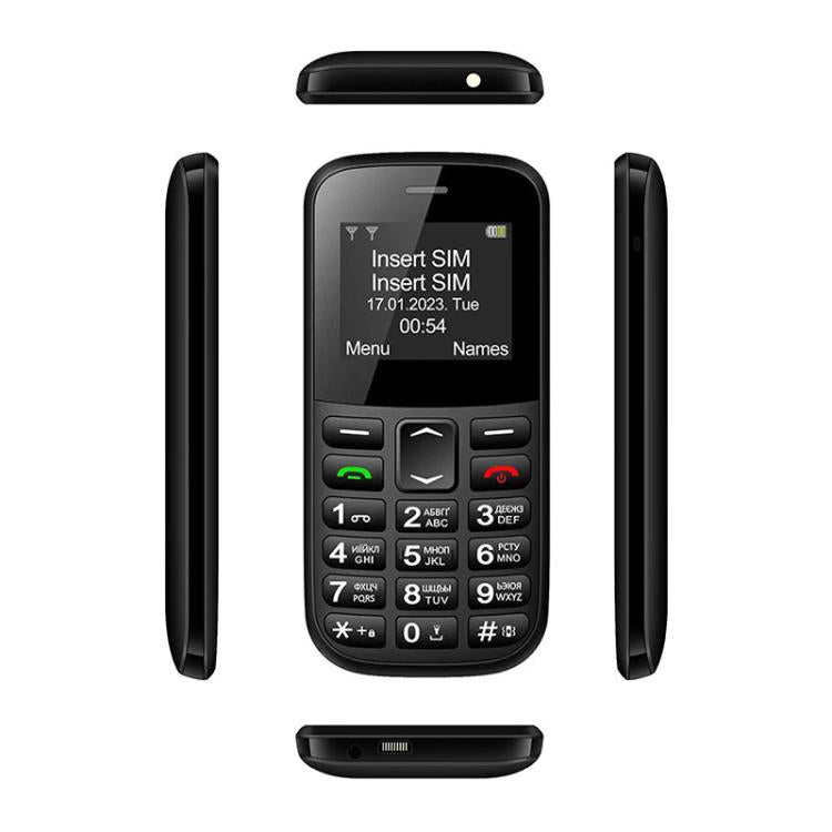 MXMID B210 Keypad Phone, 1.77 inch SC6531E, LED Flashlight, Big Keyboard Big Fonts, SOS, Network: 2G, Dual SIM