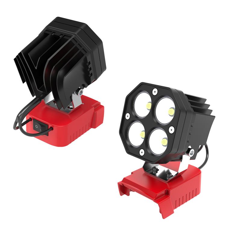 For Milwaukee M18 Series Lithium Battery 6500K 6000LM 40W Portable Outdoor LED Work Light
