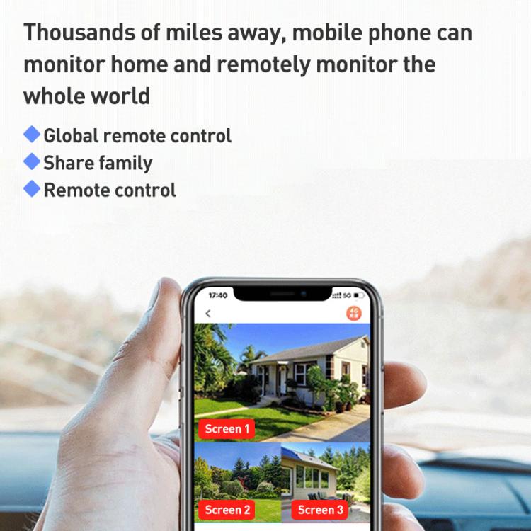 VTS02 4MP Multi-lens Panoramic Solar Surveillance PTZ Dome Camera