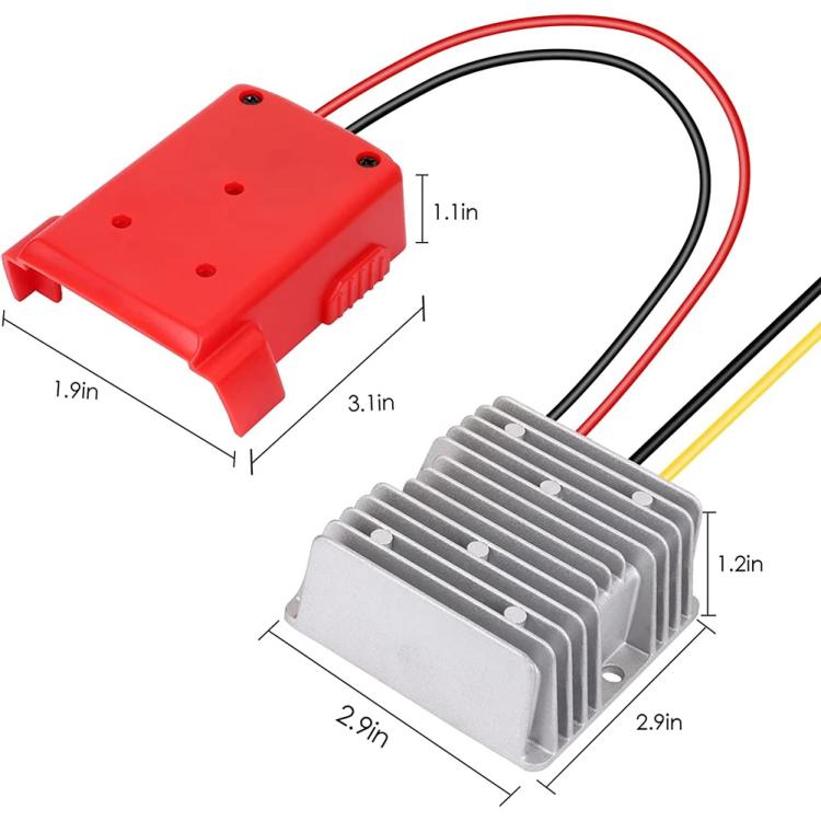 For Milwaukee 18V Lithium Battery Adapter Converter Battery Dock DIY Adapter