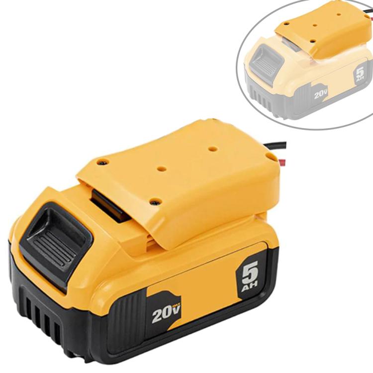 For DeWalt DCB Series 18V / 20V Lithium Battery Adapter with UPS Harness Connector