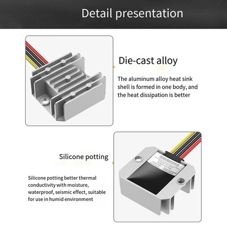 For DeWalt 20V Lithium Battery Switch Button Adapter Converter and 12V / 20A Voltage Regulator Kit