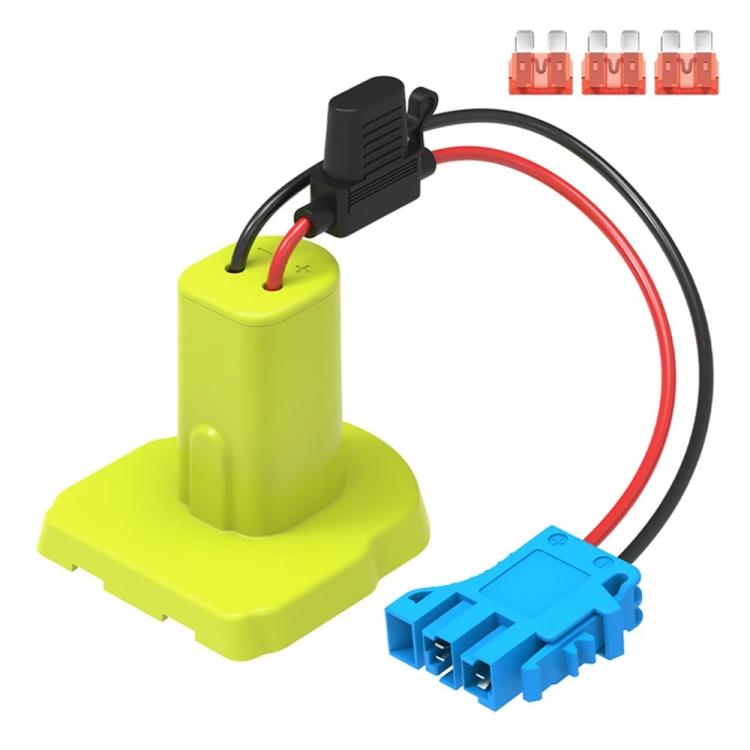 For RYOBI 18V Lithium Battery Adapter Converter with UPS Harness Connector