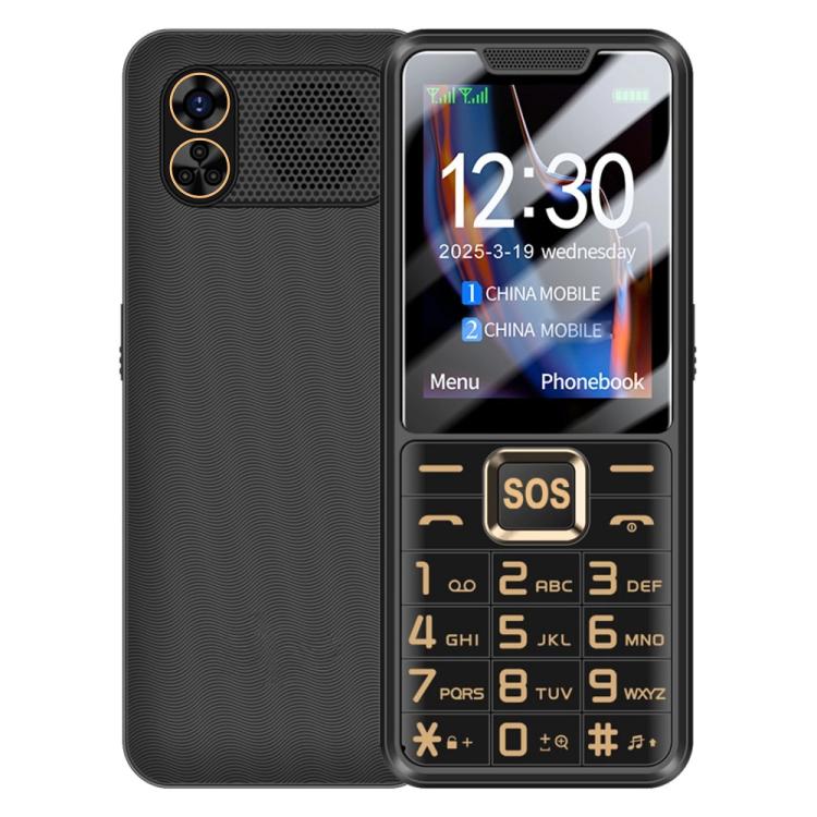 K3 2G Keypad Phone, 2.4 inch, LED Flashlight, Big Keyboard Big Fonts, SOS, Network: 2G, Dual SIM