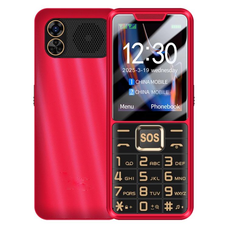 K3 2G Keypad Phone, 2.4 inch, LED Flashlight, Big Keyboard Big Fonts, SOS, Network: 2G, Dual SIM