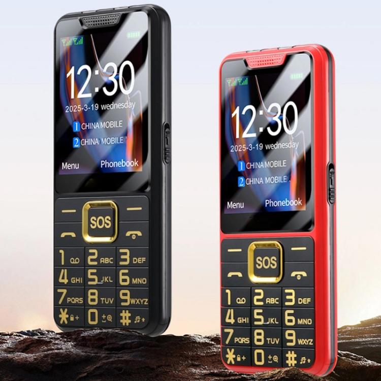 K3 2G Keypad Phone, 2.4 inch, LED Flashlight, Big Keyboard Big Fonts, SOS, Network: 2G, Dual SIM