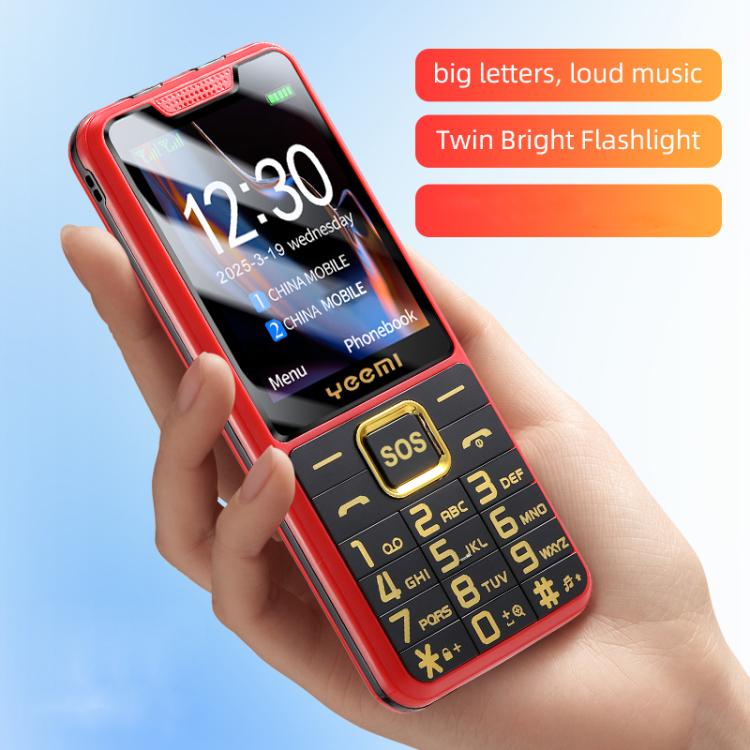 K3 2G Keypad Phone, 2.4 inch, LED Flashlight, Big Keyboard Big Fonts, SOS, Network: 2G, Dual SIM