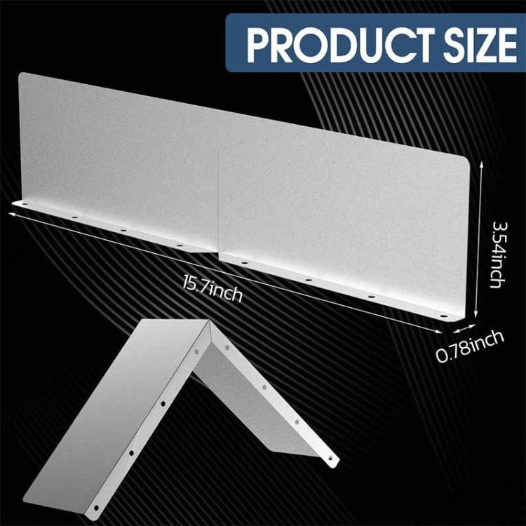 2pcs / Set Gutter Splash Guard for House Roof Rainwater Diverter