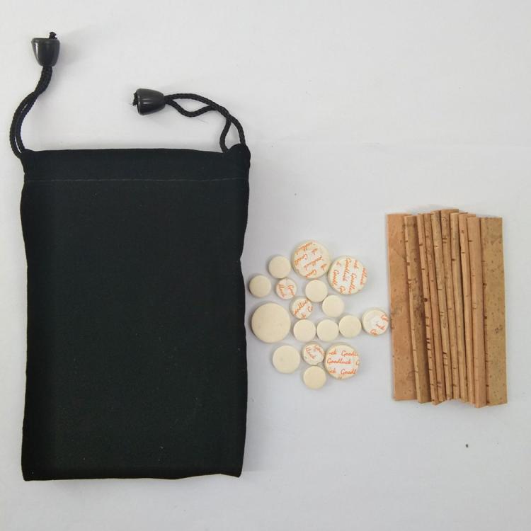 Black Pipe Interface Cork Piece B Flat Clarinet Tone Hole Pads