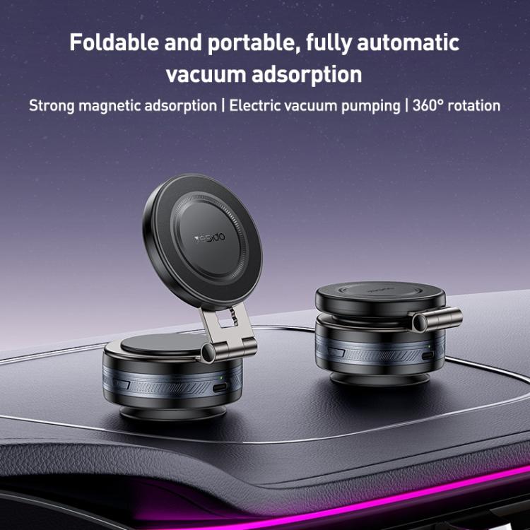 Yesido C225 360 Rotating Electric Vacuum Suction Cup MagSafe Car Mount