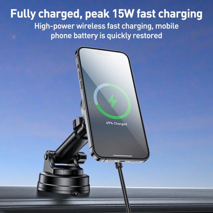 Yesido DS30 2 in 1 15W Wireless Charging Car Desktop Stand