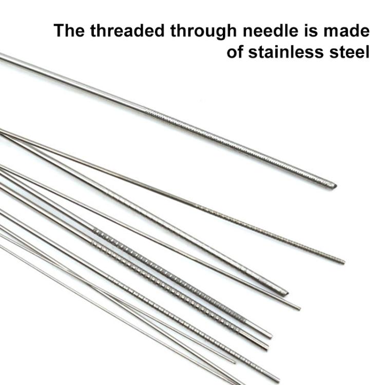 10 Set Welding High Density Stainless Steel Through Needle