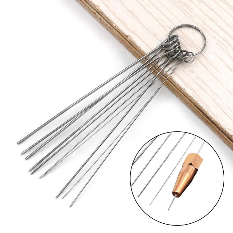 10 Set Welding High Density Stainless Steel Through Needle