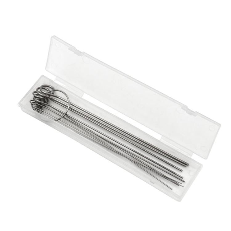 10 Set Welding High Density Stainless Steel Through Needle