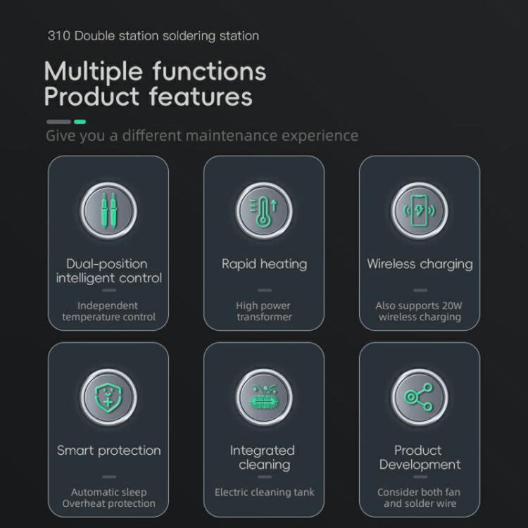 TBK 310 Intelligent Double-station Soldering Station