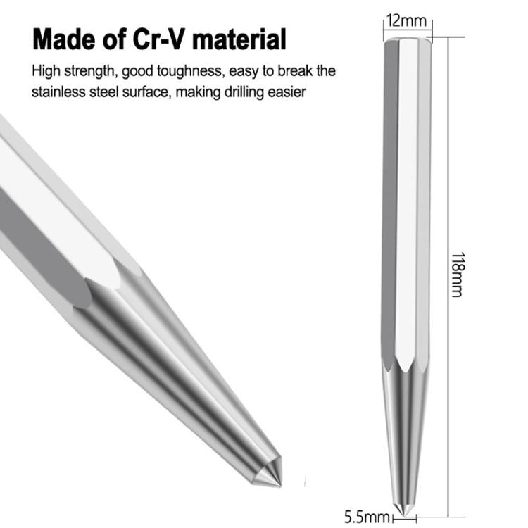 Octagonal Center Punch Locator Punch Positioning Tools