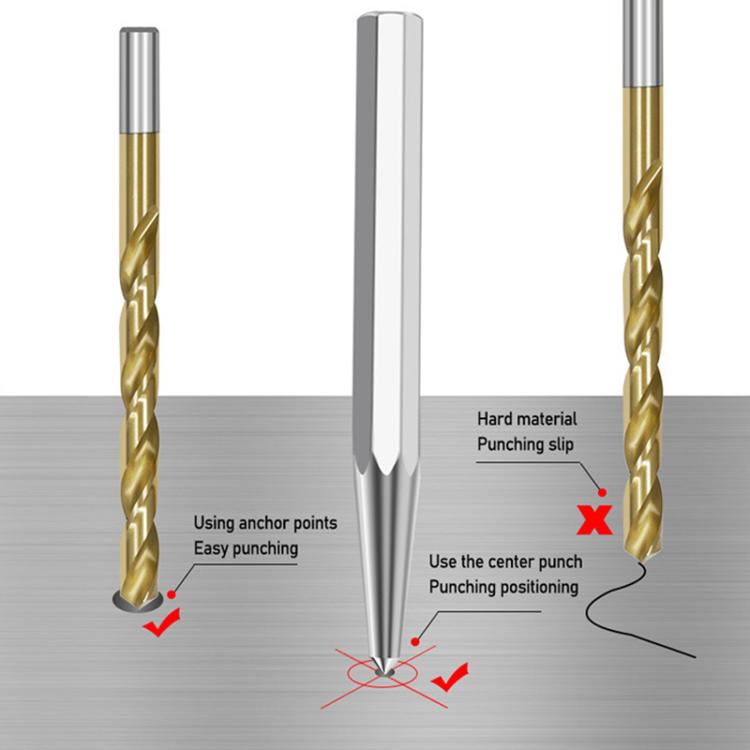 Octagonal Center Punch Locator Punch Positioning Tools