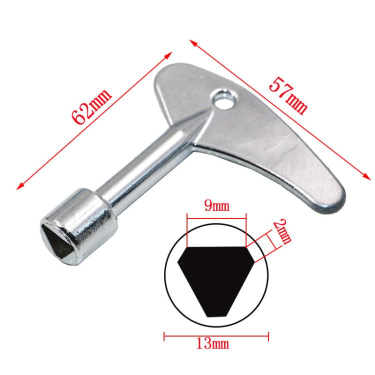 Inner Triangle Water Meter Valve Key Wrench