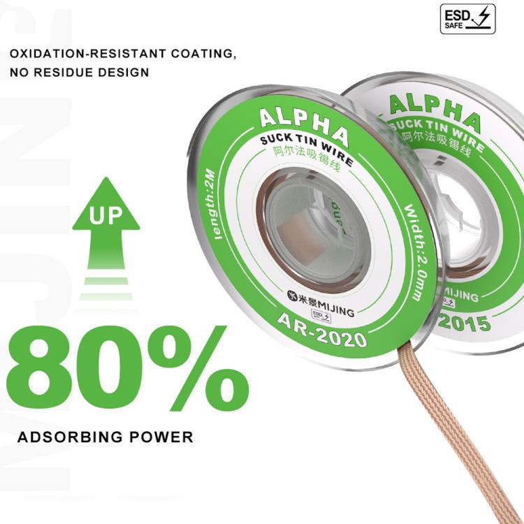 Mijing 10 in 1 Motherboard IC Chip Cleaning Alpha Tin-Absorbing Wire