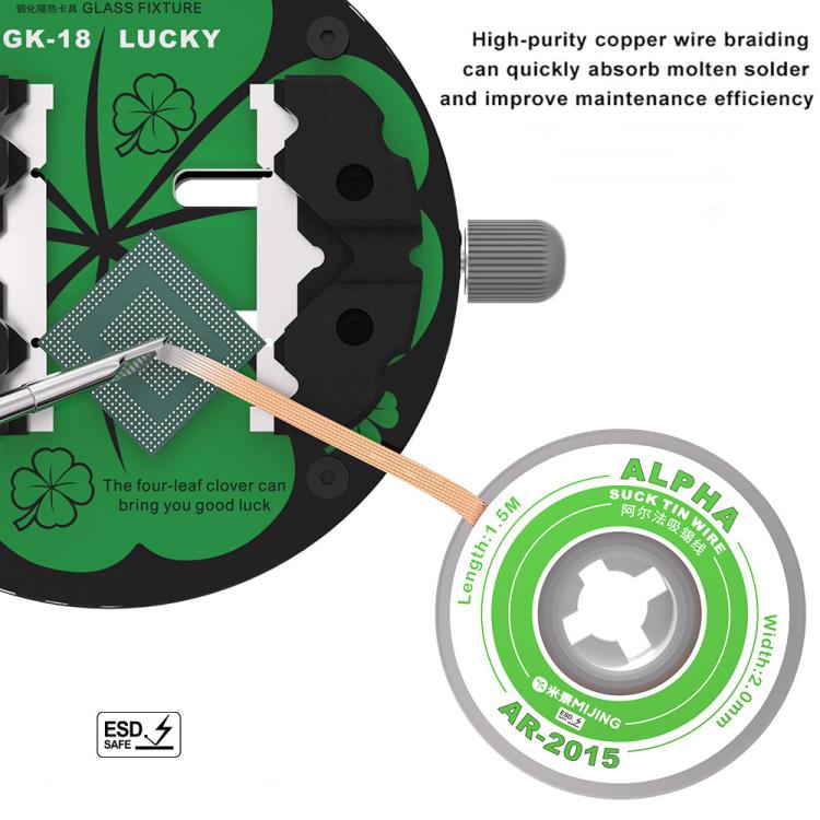 Mijing 10 in 1 Motherboard IC Chip Cleaning Alpha Tin-Absorbing Wire