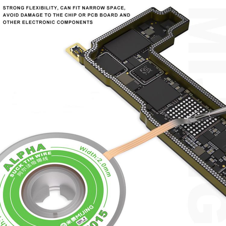 Mijing 10 in 1 Motherboard IC Chip Cleaning Alpha Tin-Absorbing Wire