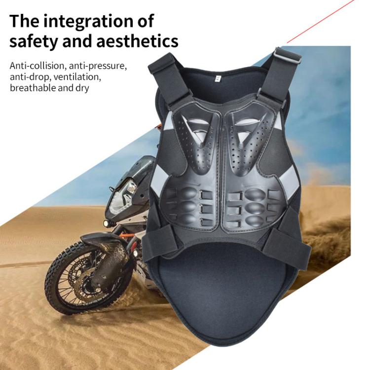 GHOST RACING GH-HJY08 Motorcycle Armor Vest Chest Protector Riding Hard Shell Clothes