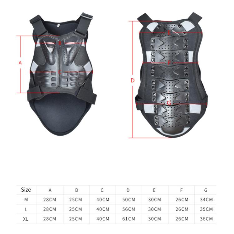 GHOST RACING GH-HJY08 Motorcycle Armor Vest Chest Protector Riding Hard Shell Clothes
