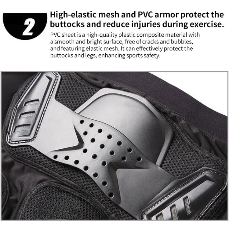 GHOST RACING K062 Off-road Motorcycle Armor Pants Racing Riding Anti-fall Hip Protector