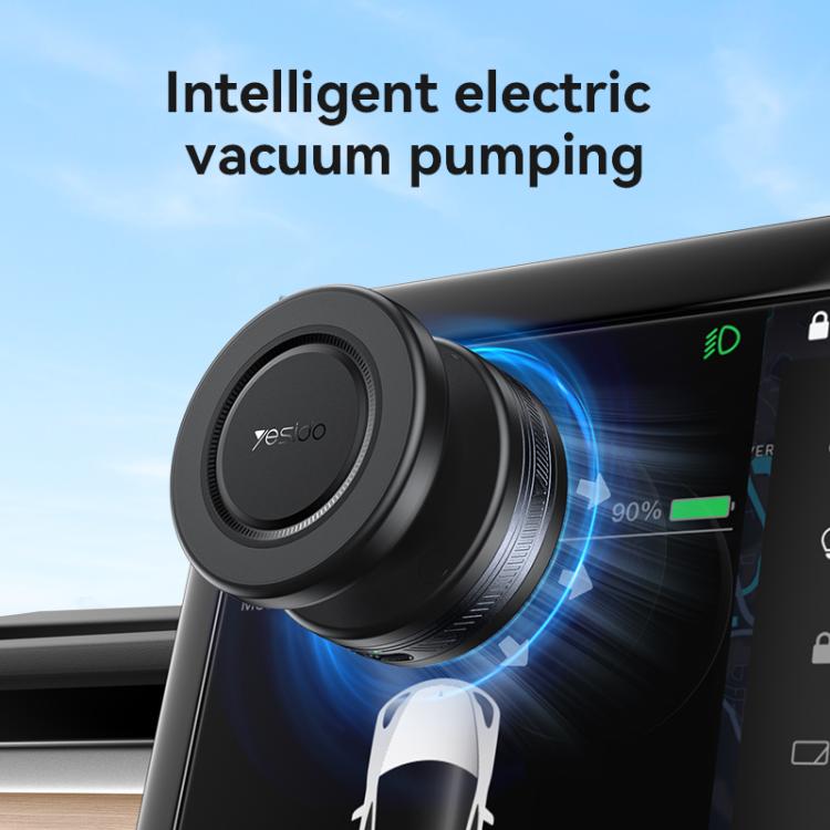 Yesido C224 Electric Vacuum Suction Cup MagSafe Car Mount with 360 Degree Rotating Base