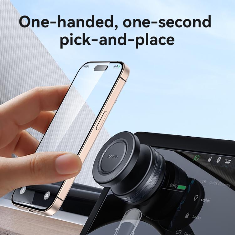 Yesido C224 Electric Vacuum Suction Cup MagSafe Car Mount with 360 Degree Rotating Base