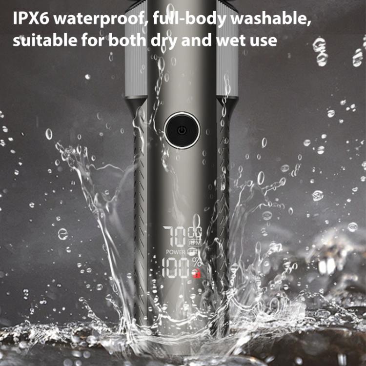 Five-blade Full Body Washable LED Digital Display Reciprocating Electric Shaver
