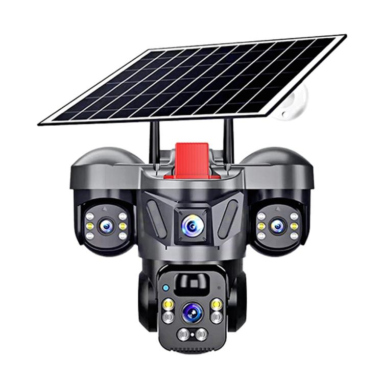D31 9MP Multi-lens Panoramic Solar Surveillance PTZ Dome Camera