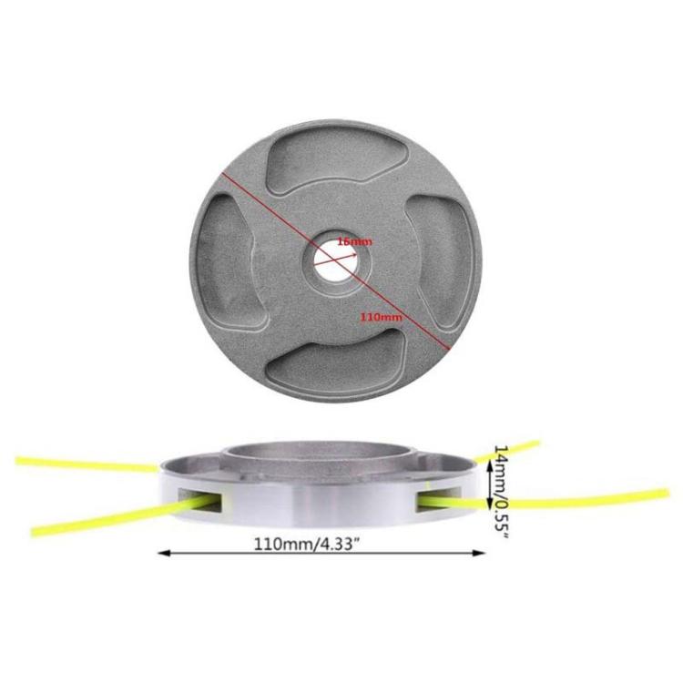Lawn Mower Aluminum Alloy Grass Trimmer Head with Cables