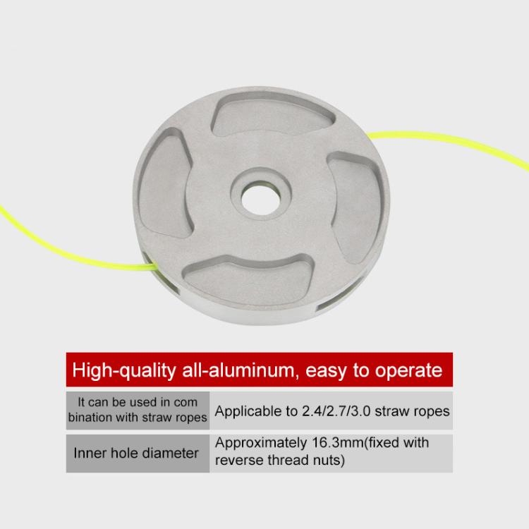 Lawn Mower Aluminum Alloy Grass Trimmer Head with Cables