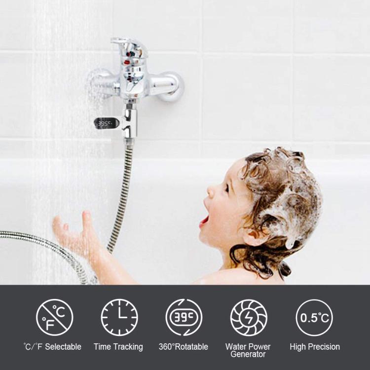 BD-LS-01 Second Generation LED Digital Display Shower Water Thermometer