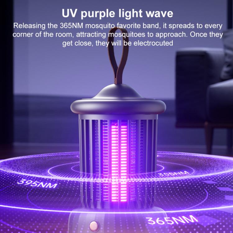 Rechargeable Portable Light Trapping Electric Mosquito Killer Lamp