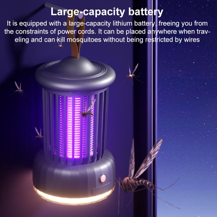 Rechargeable Portable Light Trapping Electric Mosquito Killer Lamp
