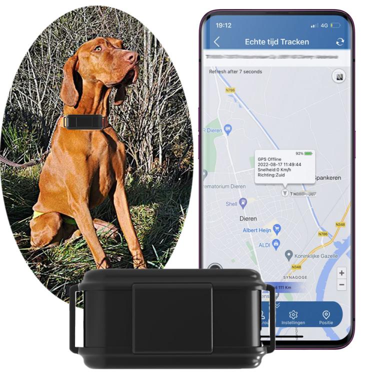 TK919 Dog Collar IP67 Waterproof GPS Locator