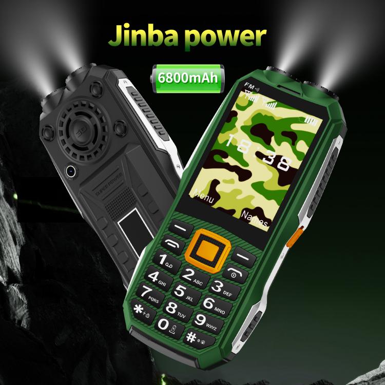 K6000 Keypad Phone, 2.8 inch, LED Flashlight, Big Keyboard, SOS, Network: 2G, Dual SIM