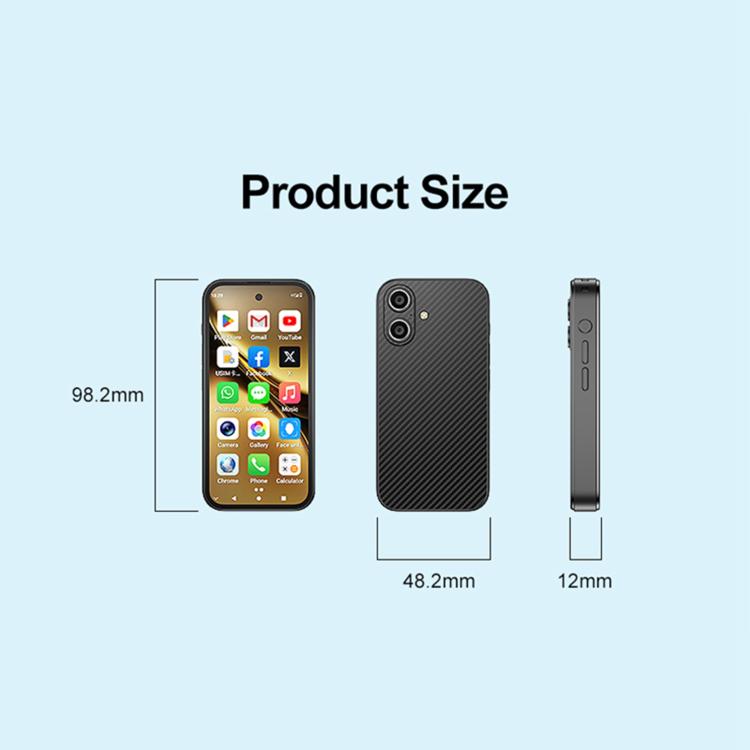 Q333, 4GB+64GB, 3.97 inch Android 12 Mediatek MT6762 Octa Core, Network: 4G, Dual SIM