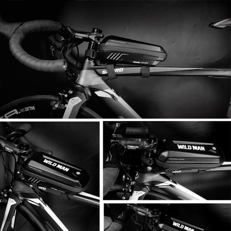 WILD MAN E5S Mountain Bicycle Front Bag EVA Hard Shell Bag