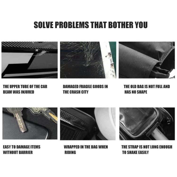 WILD MAN E5S Mountain Bicycle Front Bag EVA Hard Shell Bag