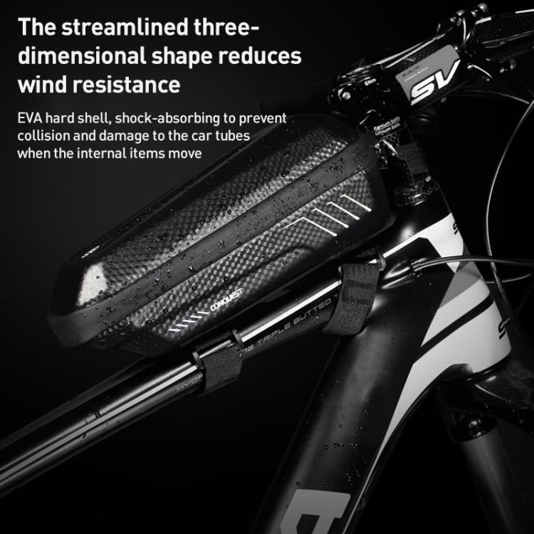 WILD MAN E5S Mountain Bicycle Front Bag EVA Hard Shell Bag