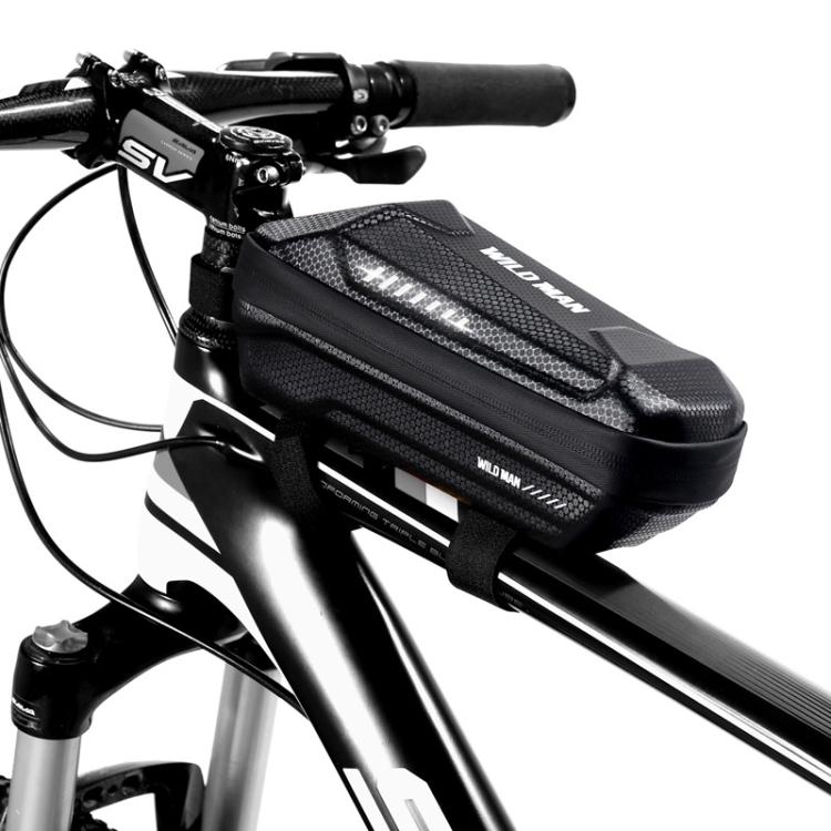 WILD MAN ES5 Basic Mountain Bicycle EVA Hard Shell Bag Bike Front Top Tube Bag