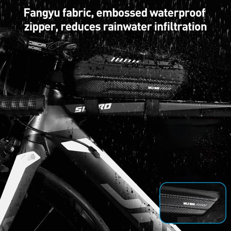 WILD MAN ES5 Basic Mountain Bicycle EVA Hard Shell Bag Bike Front Top Tube Bag