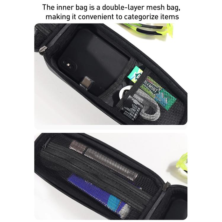 WILD MAN ES5 Basic Mountain Bicycle EVA Hard Shell Bag Bike Front Top Tube Bag