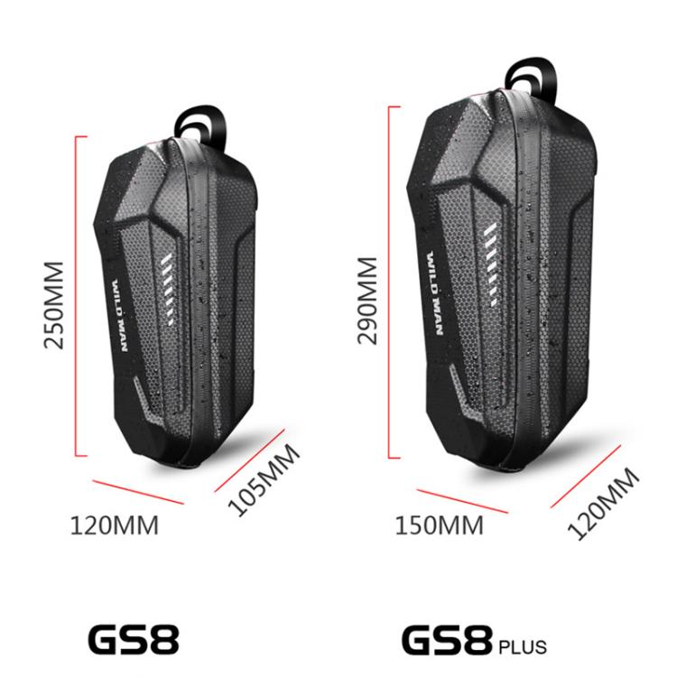 WILD MAN ES8 Electric Scooter EVA Hard Shell Handlebar Bag