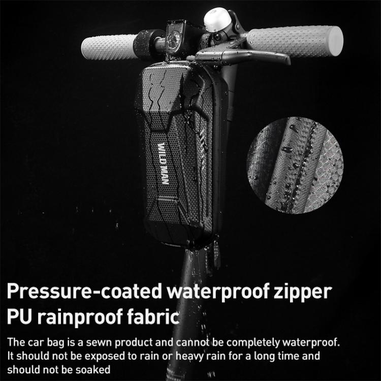 WILD MAN ES8 Electric Scooter EVA Hard Shell Handlebar Bag